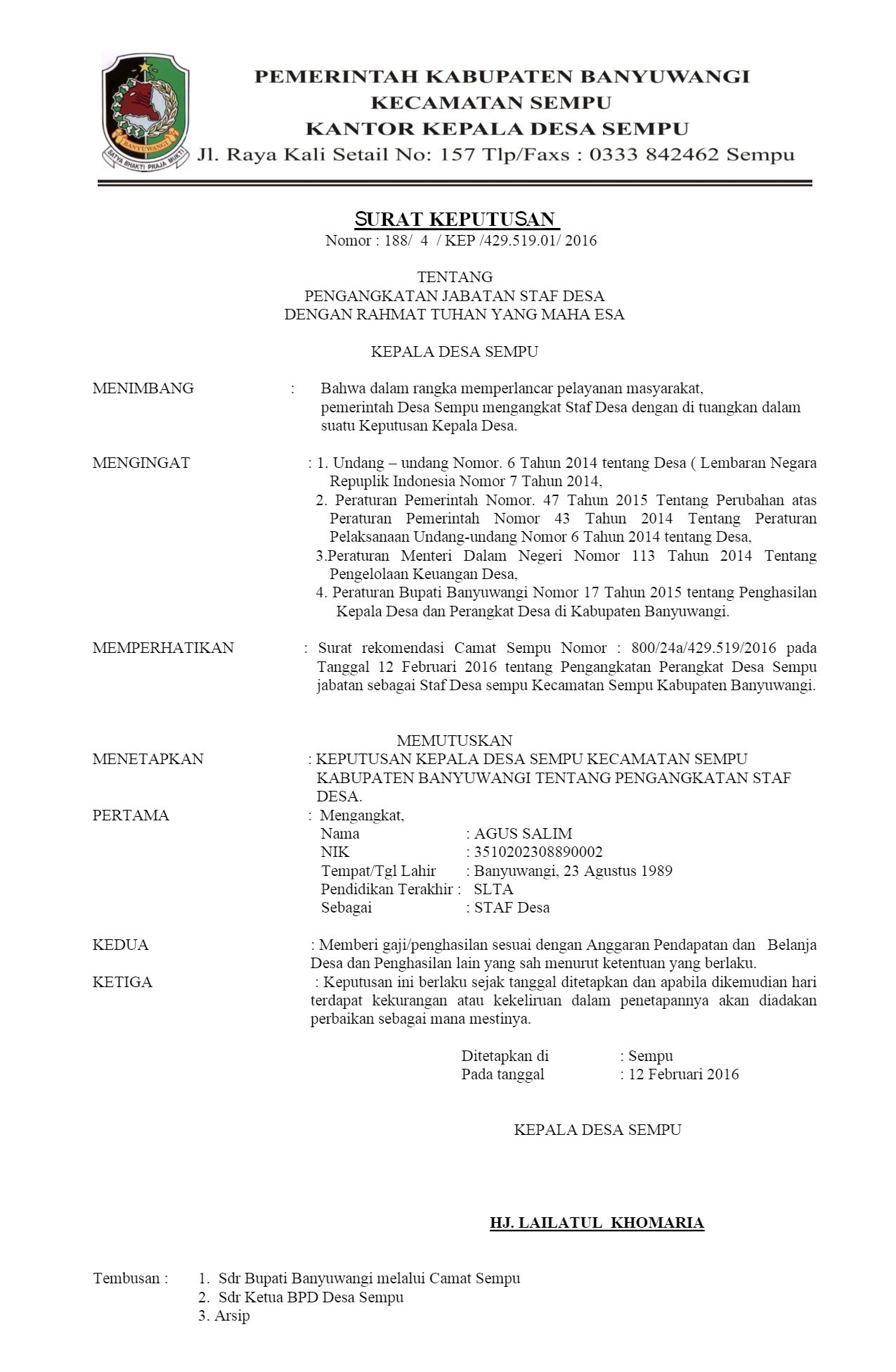 Detail Analisis Surat Dinas Nomer 49