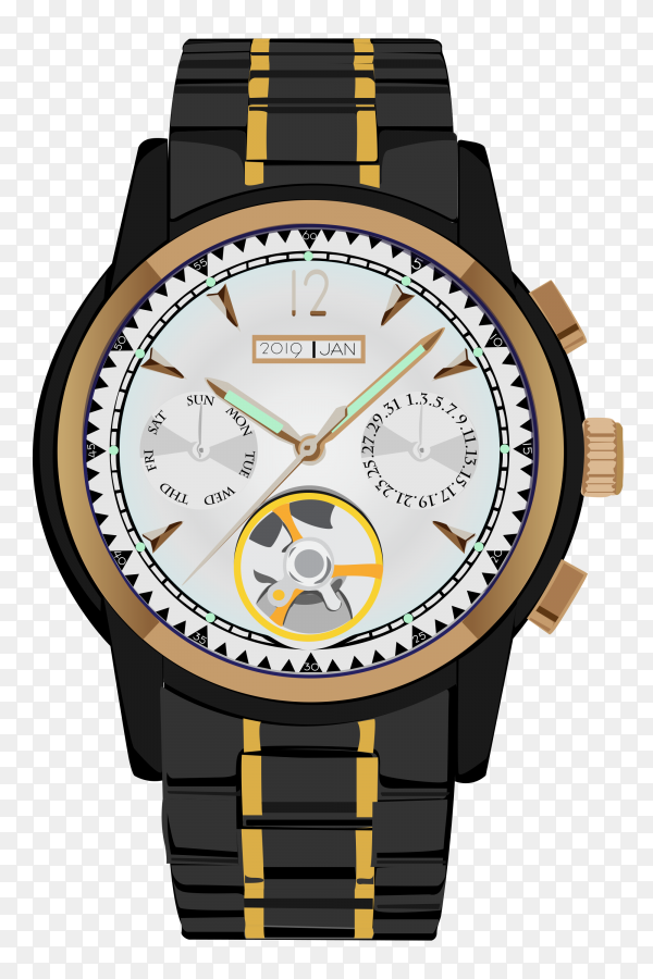 Detail Analog Watch Png Nomer 16