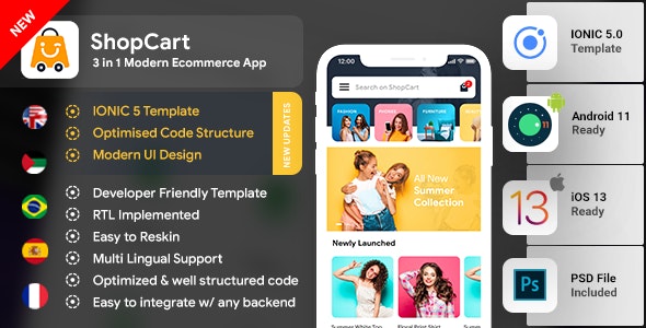 Detail Android Shopping App Template Free Nomer 12