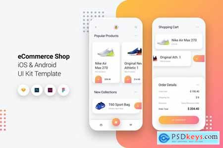 Detail Android Shopping App Template Free Nomer 3