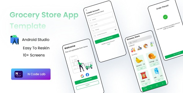 Detail Android Shopping App Template Free Nomer 43