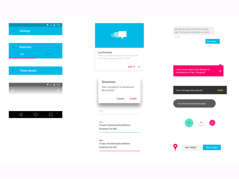 Detail Android Ui Template Psd Nomer 9