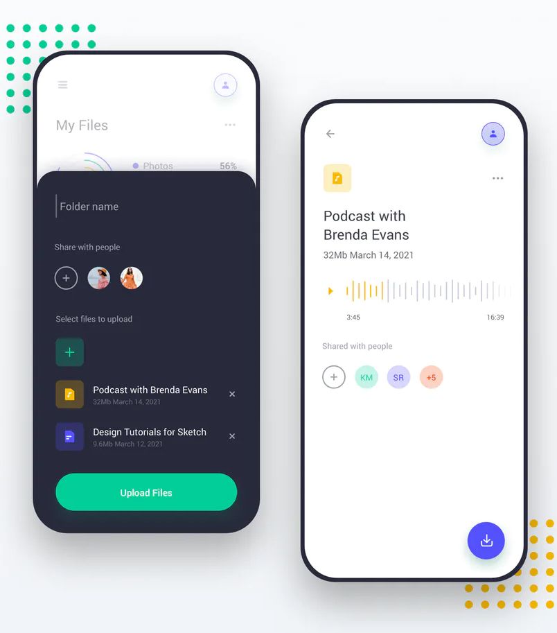 Detail Android Ui Template Psd Nomer 20