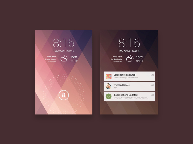 Detail Android Ui Template Psd Nomer 23
