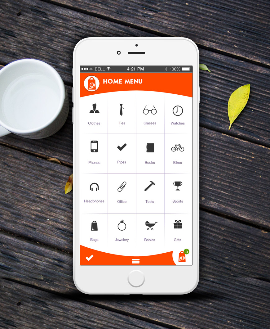 Detail Android Ui Template Psd Nomer 29