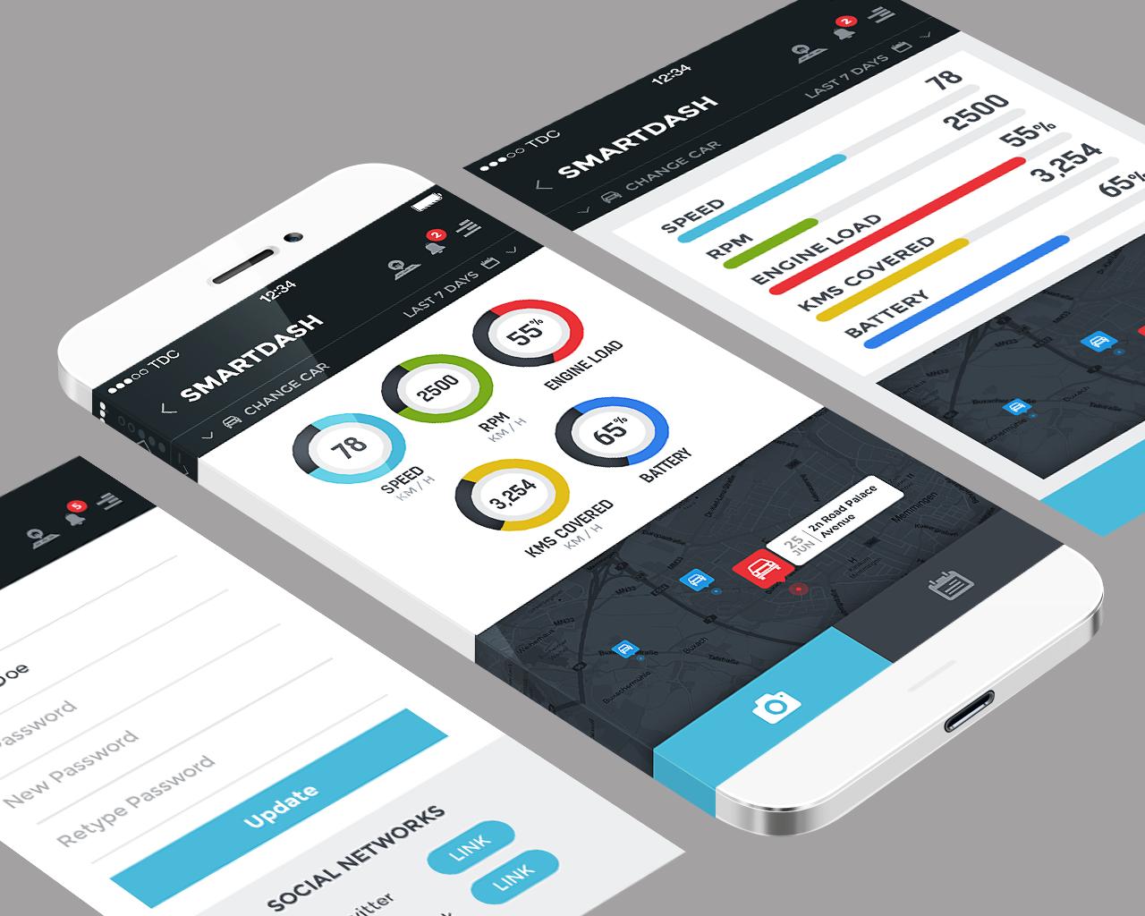 Detail Android Ui Template Psd Nomer 30