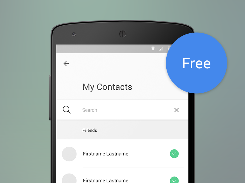 Detail Android Ui Template Psd Nomer 31