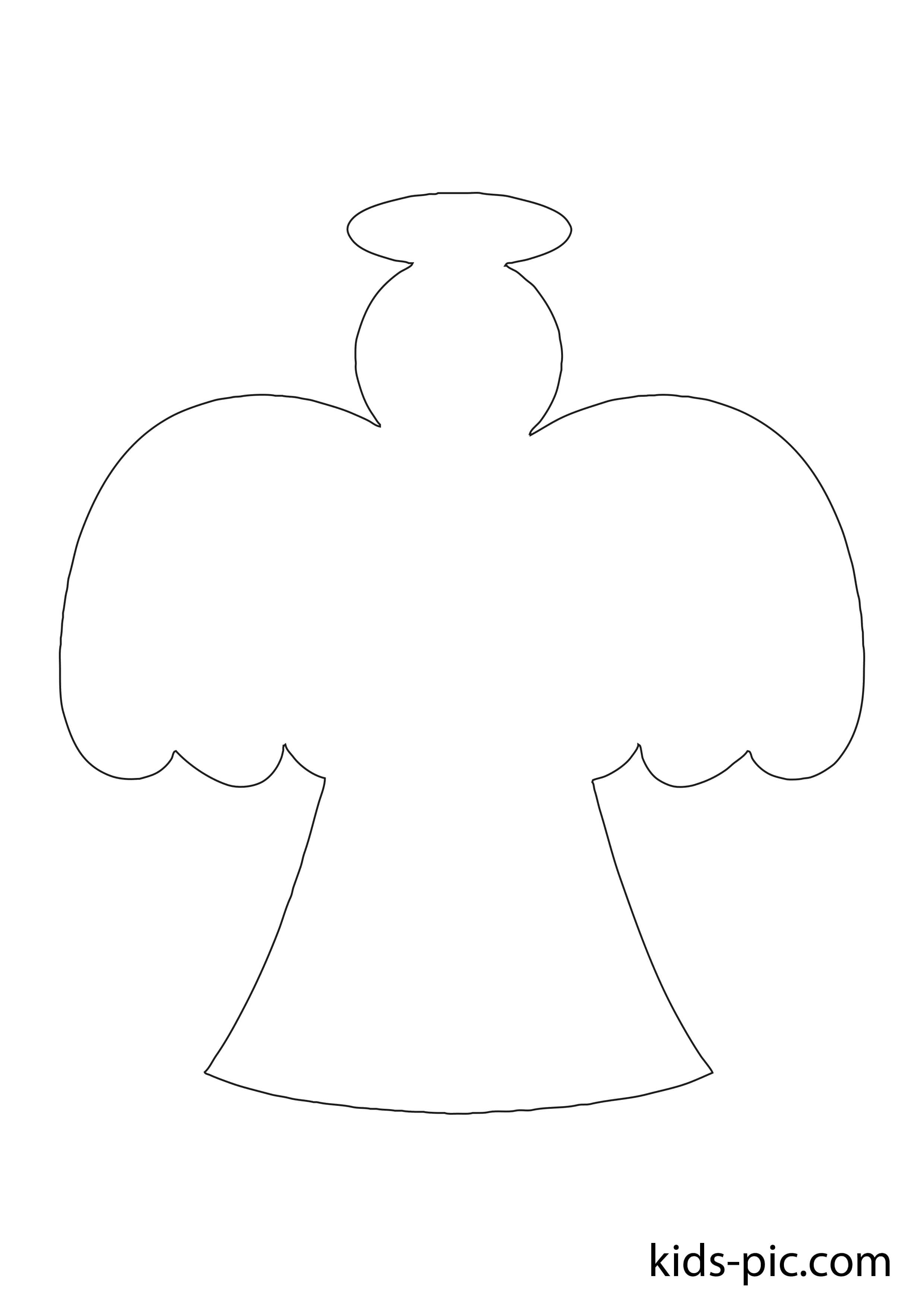 Detail Angel Template Printable Nomer 17