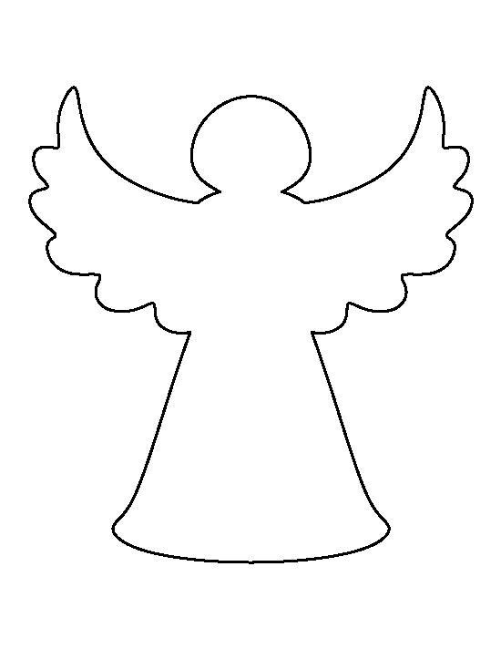 Detail Angel Template Printable Nomer 3