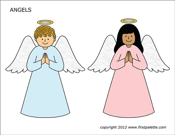 Detail Angel Template Printable Nomer 20