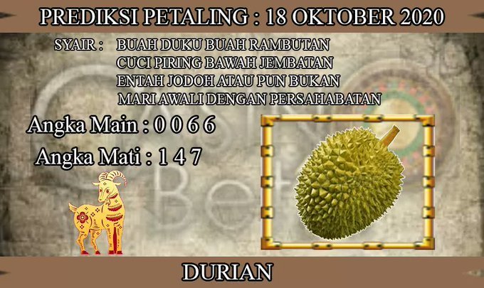 Detail Angka Togel Durian Nomer 49