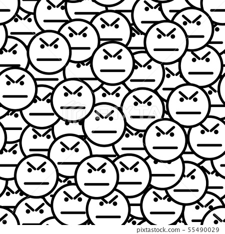 Detail Angry Face Template Nomer 4