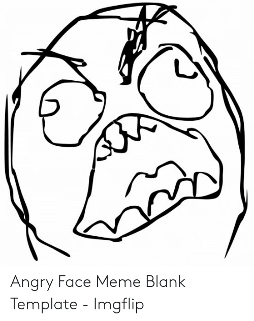 Detail Angry Face Template Nomer 39