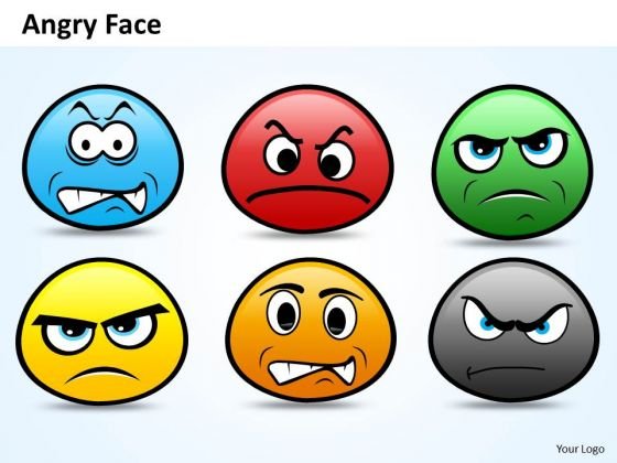 Detail Angry Face Template Nomer 7