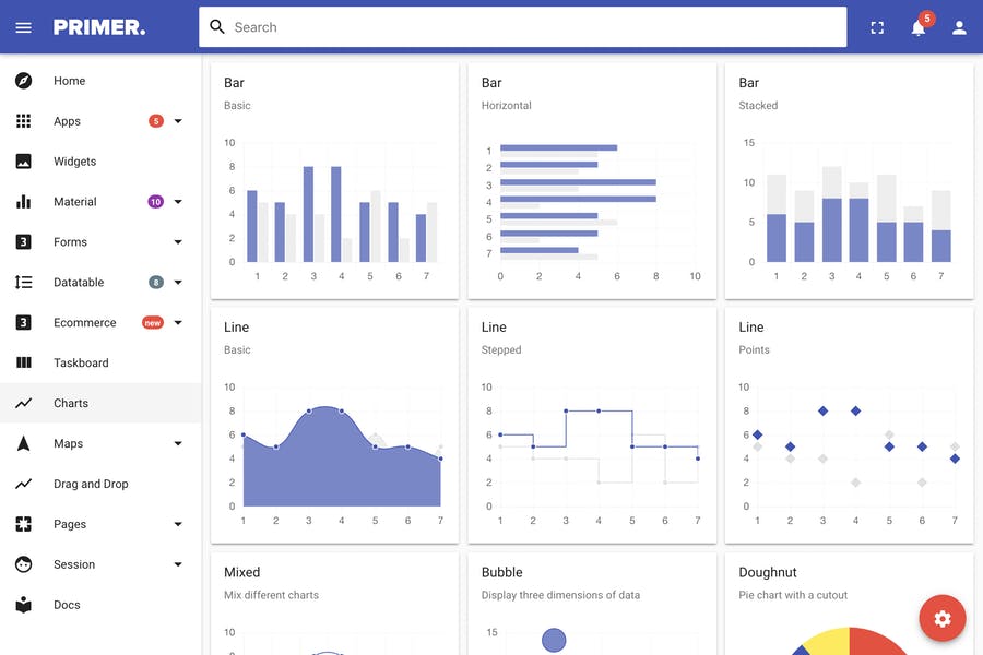 Angular 6 Material Template - KibrisPDR