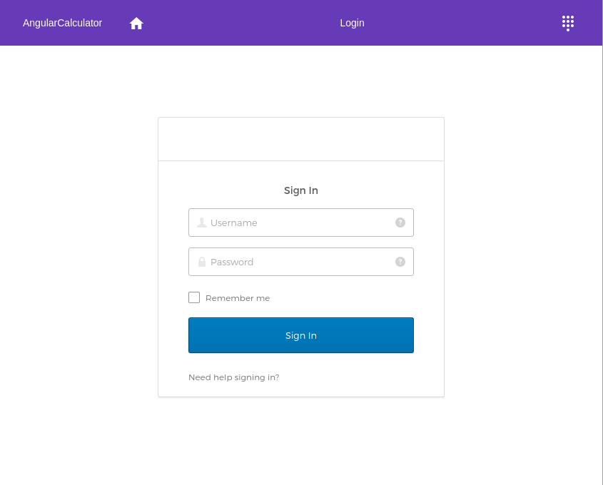 Angular 8 Login Page Template - KibrisPDR