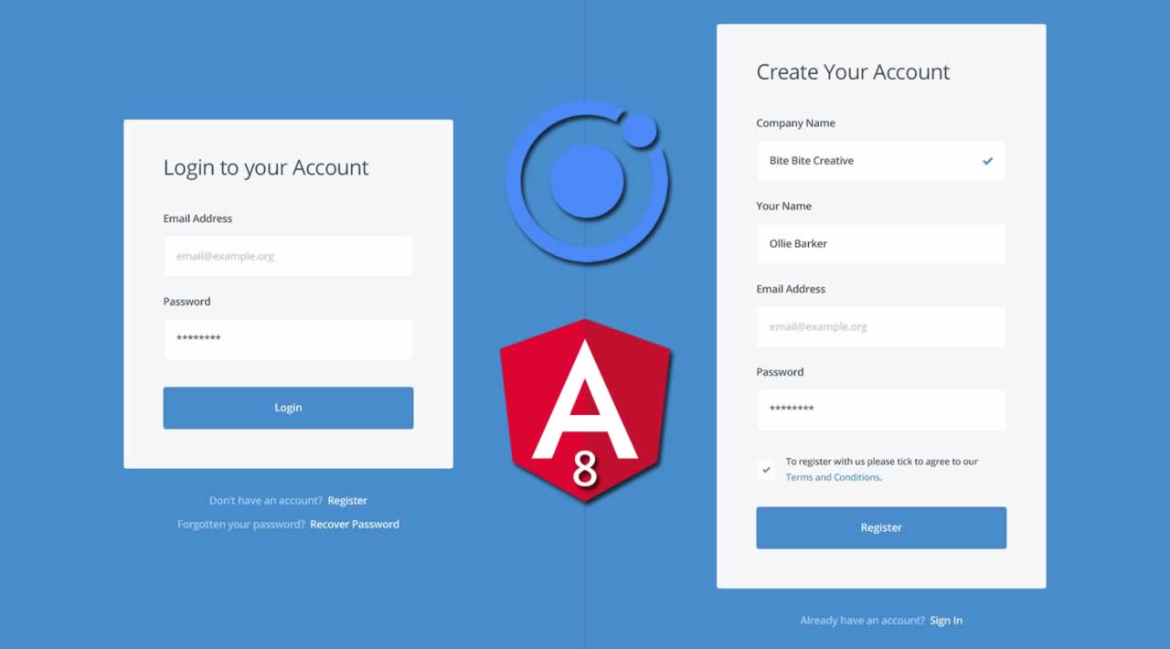 Detail Angular 8 Login Page Template Nomer 2