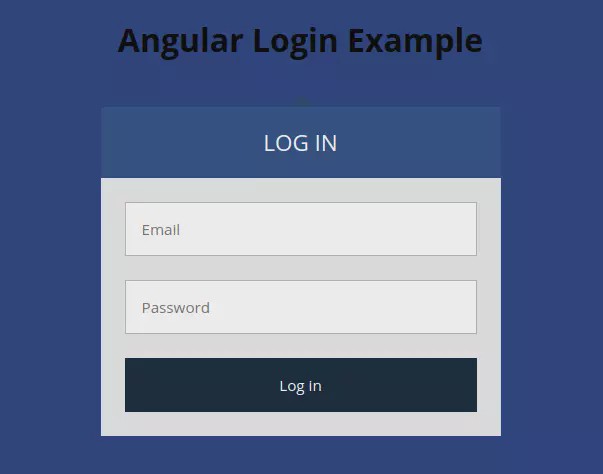 Detail Angular 8 Login Page Template Nomer 4