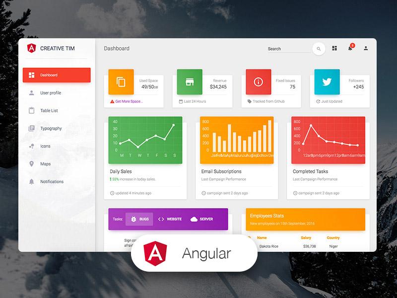 Detail Angular Material Design Template Nomer 14