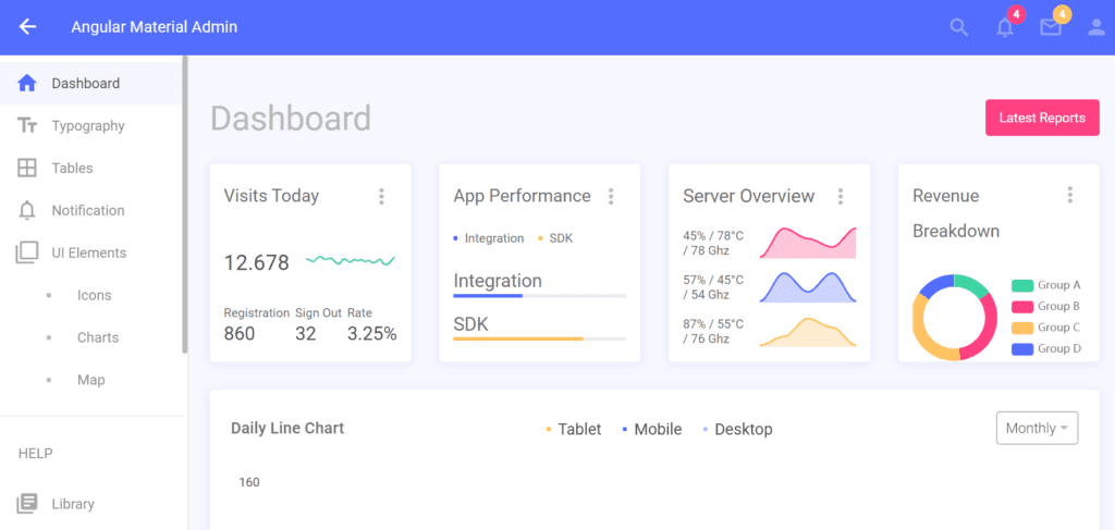 Detail Angular Material Design Template Nomer 26