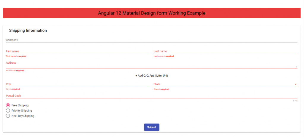 Detail Angular Material Design Template Nomer 28