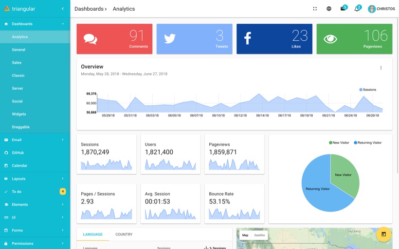 Detail Angular Material Design Template Nomer 34