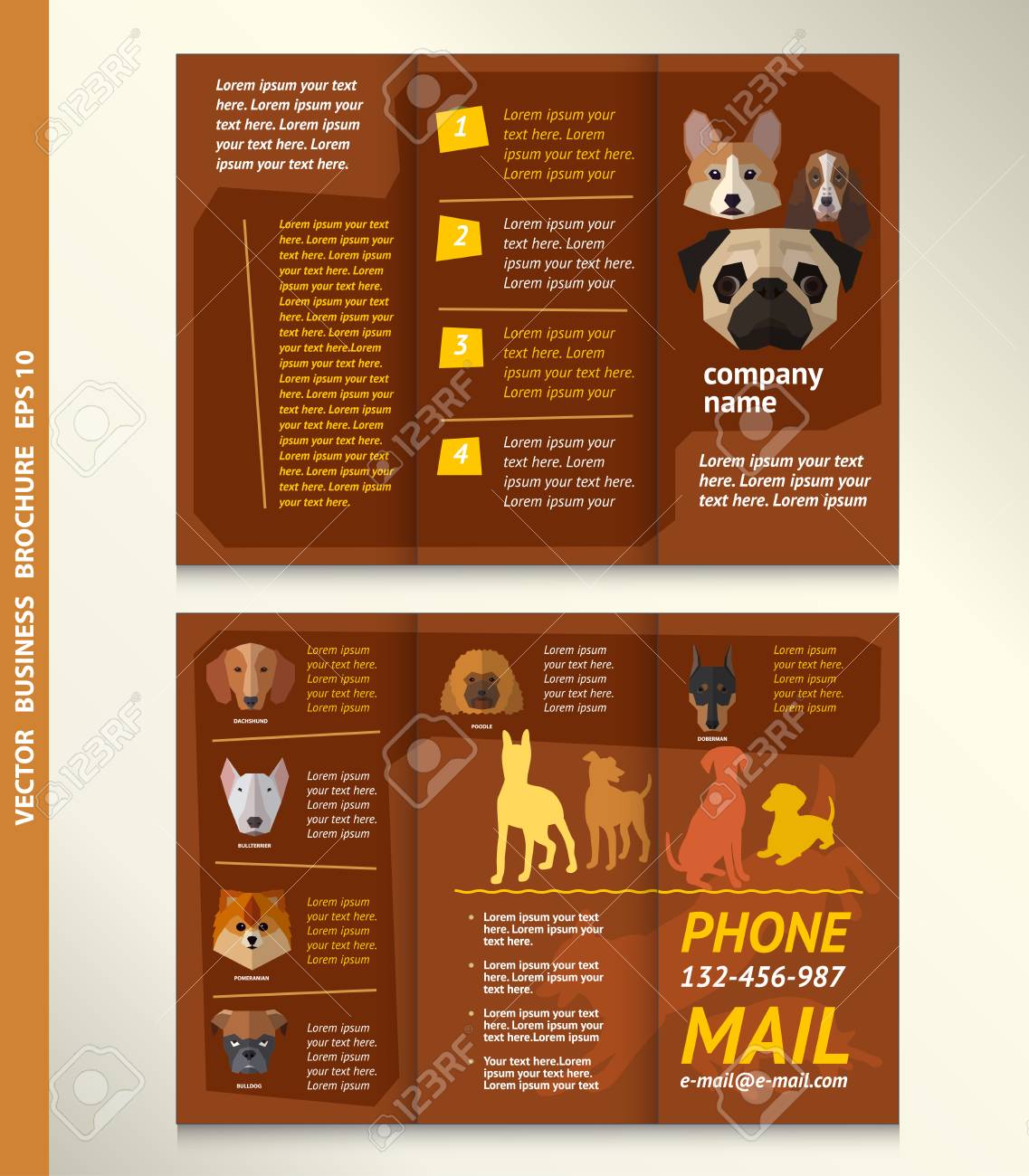 Detail Animal Brochure Template Nomer 20