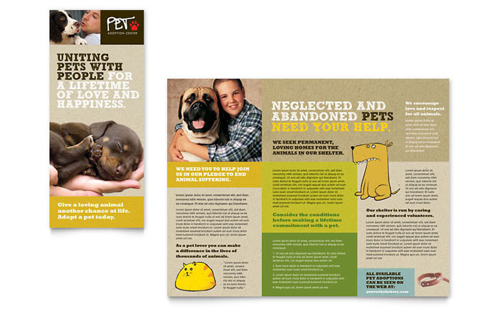 Detail Animal Brochure Template Nomer 22