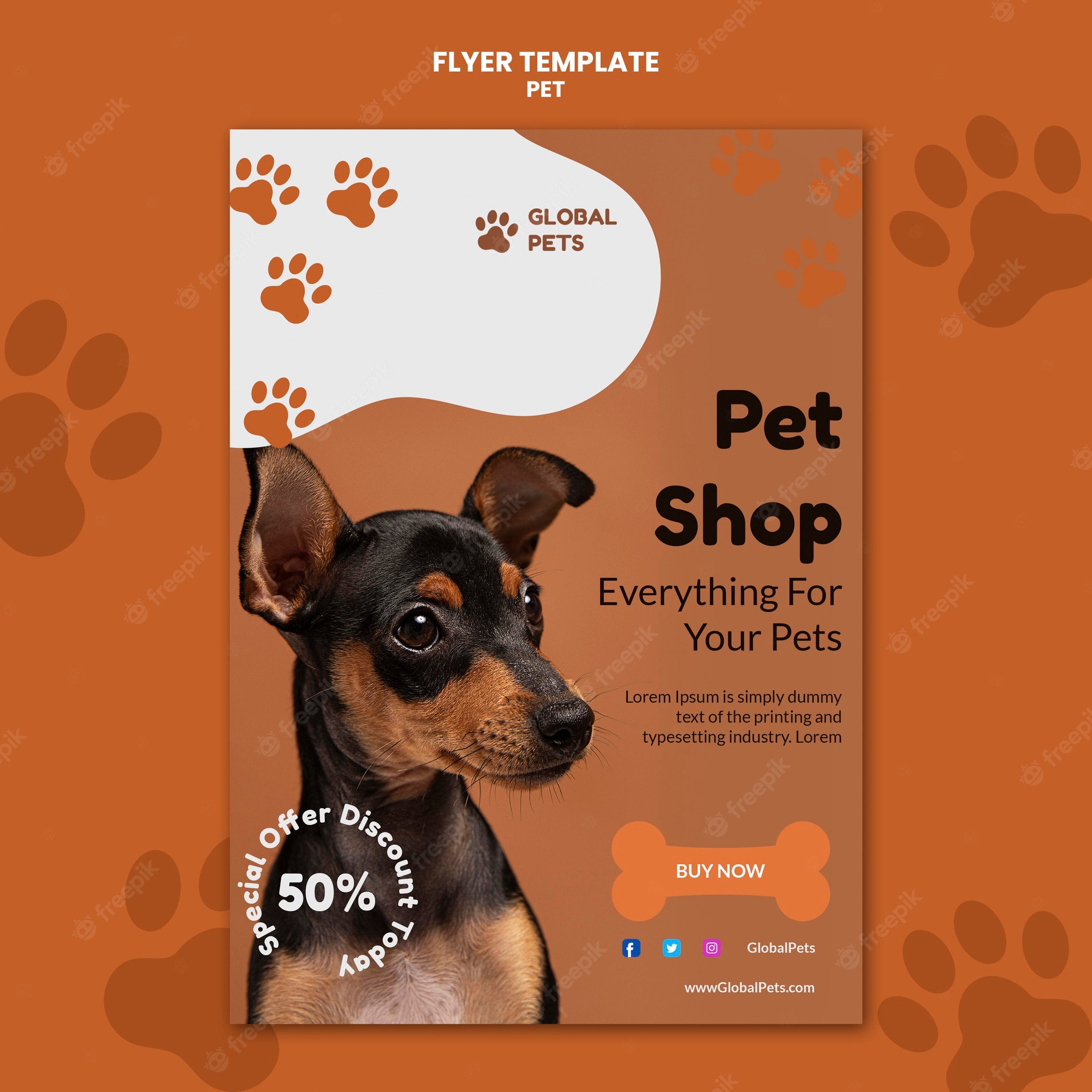 Detail Animal Brochure Template Nomer 31