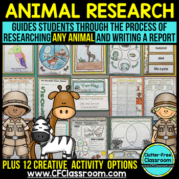Detail Animal Report Template 4th Grade Nomer 49