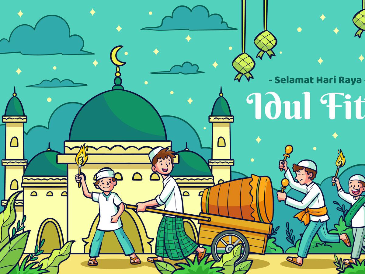 Detail Animasi Ucapan Selamat Hari Raya Idul Fitri Nomer 24