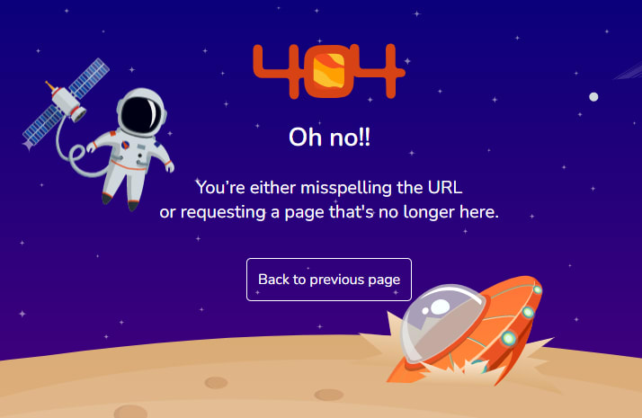 Detail Animated 404 Page Template Nomer 15