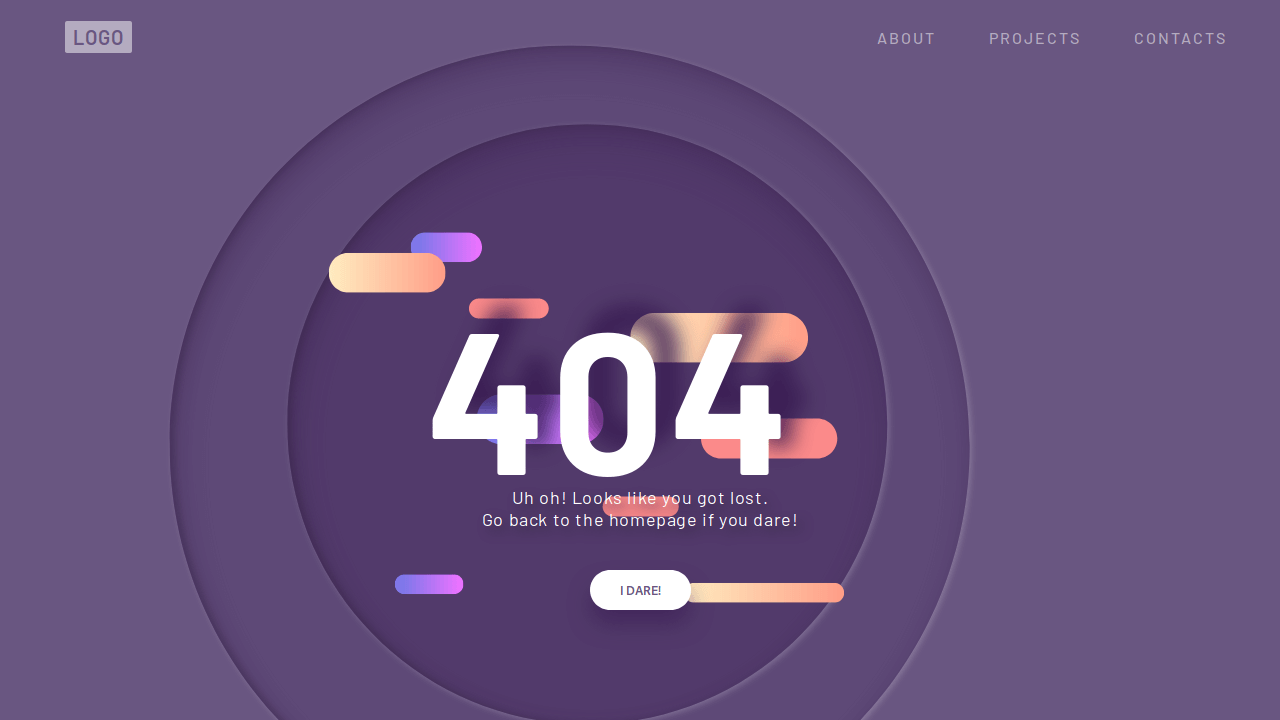 Detail Animated 404 Page Template Nomer 39