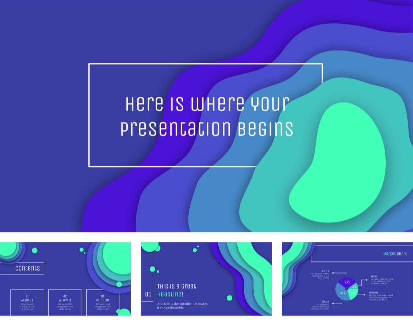 Detail Animated Futuristic Powerpoint Template Free Download Nomer 10