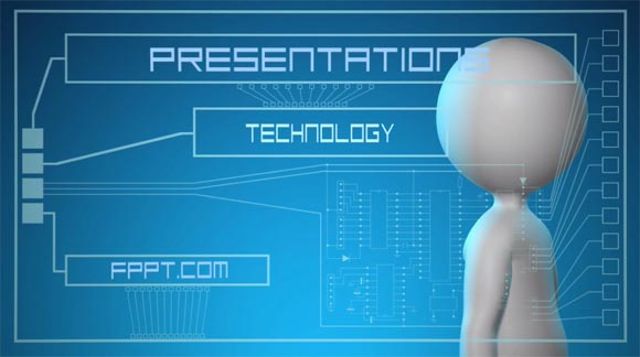 Detail Animated Futuristic Powerpoint Template Free Download Nomer 3