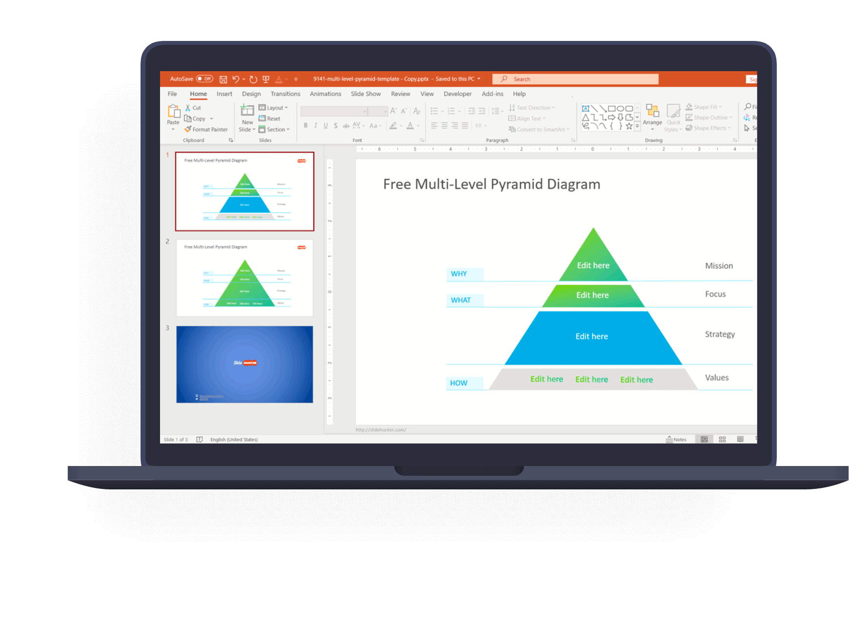 Detail Animated Futuristic Powerpoint Template Free Download Nomer 39