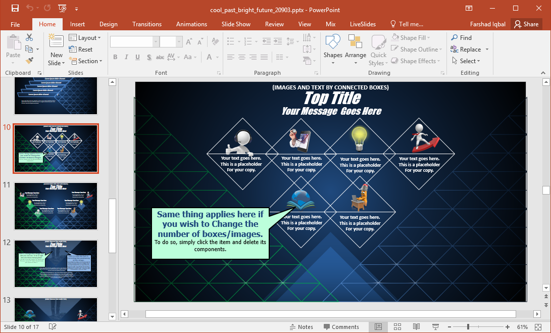 Detail Animated Futuristic Powerpoint Template Free Download Nomer 44