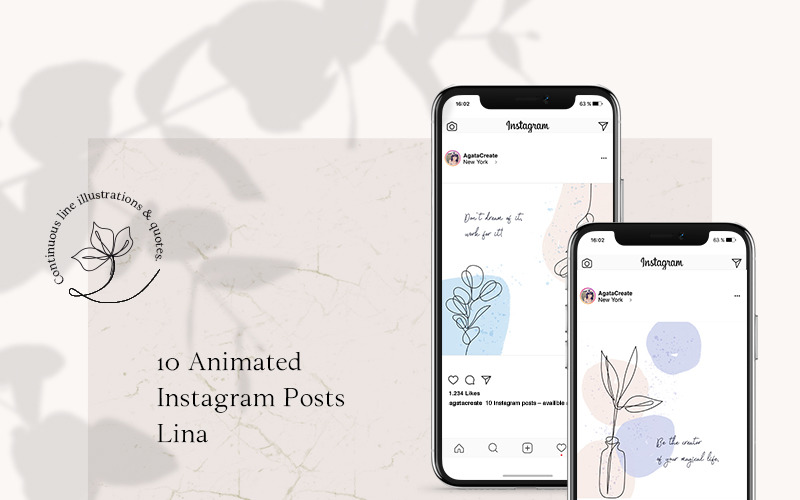 Detail Animated Instagram Post Template Nomer 27