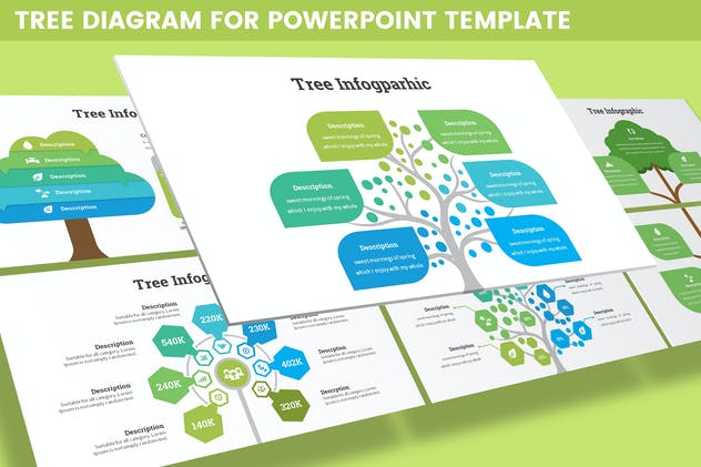 Detail Animated Mind Map Powerpoint Template Nomer 22