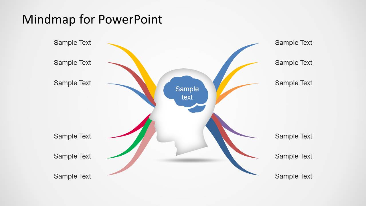 Detail Animated Mind Map Powerpoint Template Nomer 8