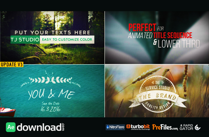 Detail Animated Text After Effects Template Free Nomer 17