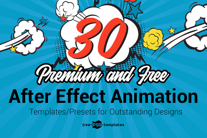 Detail Animated Text After Effects Template Free Nomer 20