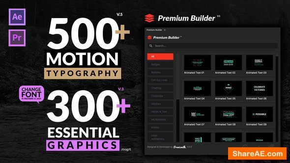 Detail Animated Text After Effects Template Free Nomer 41