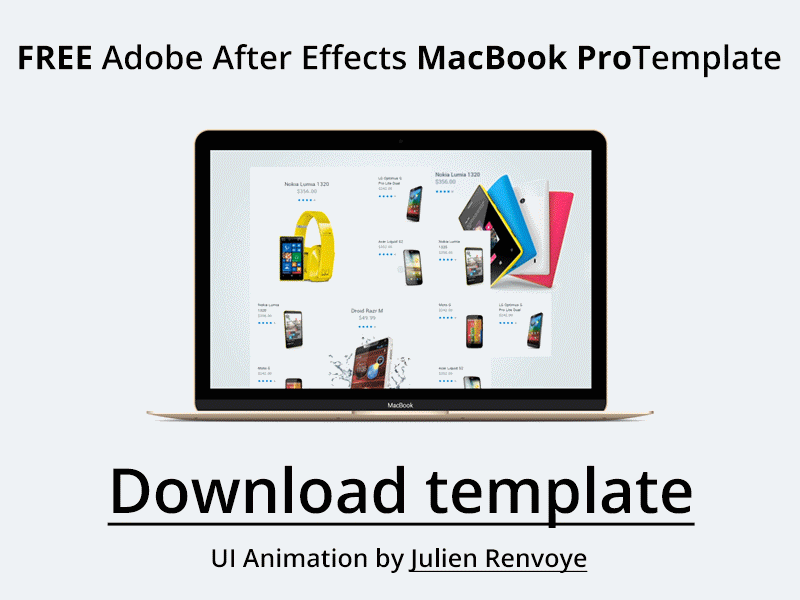 Detail Animated Text After Effects Template Free Nomer 42