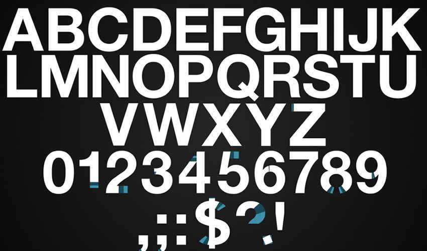 Detail Animated Text After Effects Template Free Nomer 43