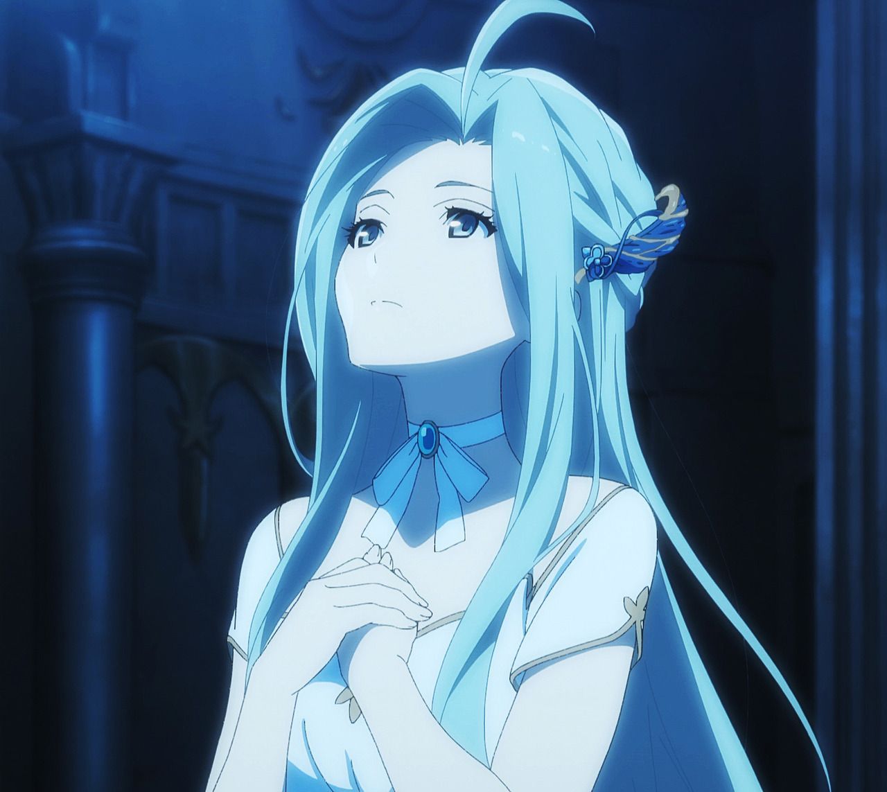 Detail Anime Girl Blue Hair Nomer 13