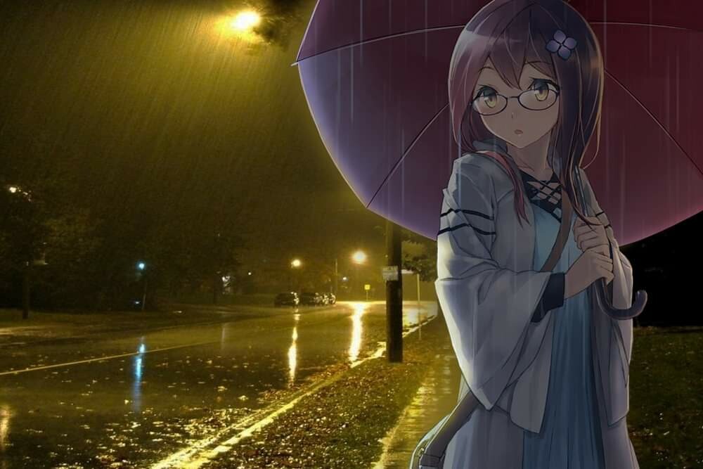 Detail Anime Girl In Rain Nomer 21