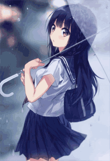 Detail Anime Girl In Rain Nomer 22