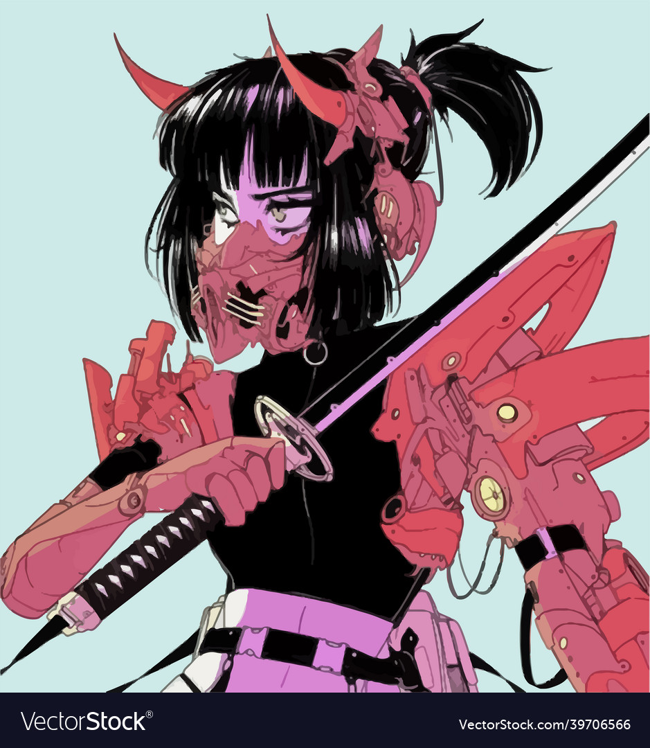Detail Anime Girl Katana Nomer 4