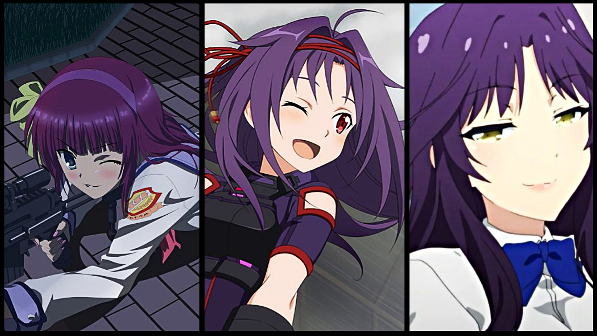 Detail Anime Girl Purple Hair Nomer 3